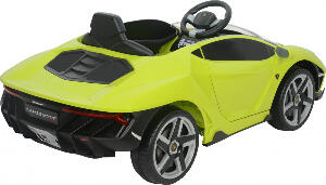 Masinuta electrica cu roti EVA si scaun piele Lamborghini Centenario Green