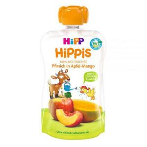 Piure HiPP Hippis mar, mango, piersica 100g