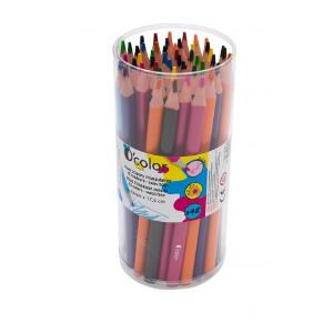 Set 48 creioane colorate triunghiulare maxi mina 4 mm