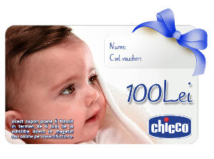 Cupon CADOU Chicco Gift Card 100Lei