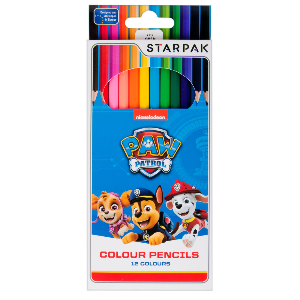 Set creioane colorate Starpak Paw Patrol, 12 culori