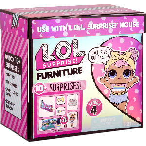 Set de joaca LOL Surprise Furniture Chill Patio, S4 cu papusa Dawn si 10 surprize 572633EUC