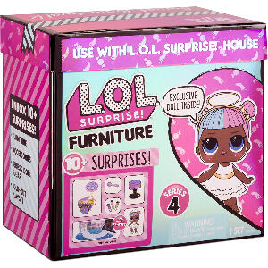 Set de joaca LOL Surprise Furniture Sweet Boardwalk, S4 cu papusa Sugar si 10 surprize 572626EUC