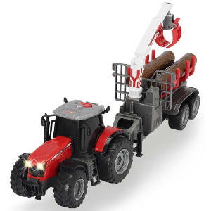 Tractor Massey Ferguson MF 8737 cu Remorca 42 cm