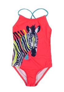 Costum de baie cu volane model zebra Minoti KG Swim