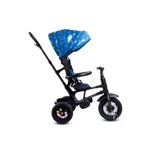 Tricicleta pliabila cu roti gonflabile Sun Baby 014 Qplay Rito Blue Ufo