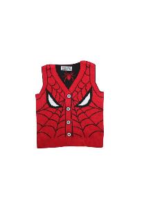 Vesta tricotata, Spider Man, rosu cu negru