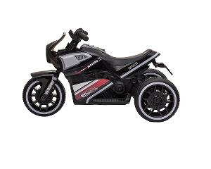 Motocicleta electrica cu scaun din piele si roti EVA Nichiduta Moto Black