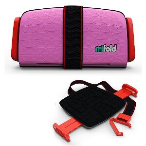 Inaltator scaun auto Mifold Grab and Go Booster, Roz