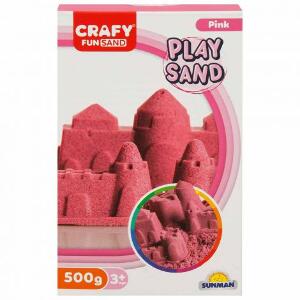 Nisip kinetic Fun Sand 500 gr culoare Roz
